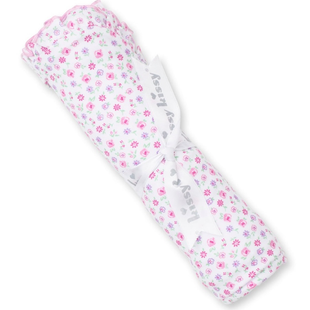 Kissy Kissy Swan Blossoms Blanket